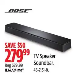 Canadian Tire Bose TV Speaker Soundbar offer