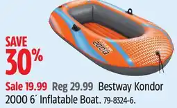 Canadian Tire Bestway Kondor 2000 6´ Inflatable Boat offer