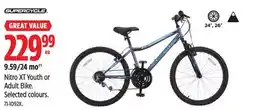 Canadian Tire Supercycle Nitro XT Youth or Adult Bike offer