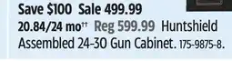 Canadian Tire Huntshield Assembled 24-30 Gun Cabinet offer