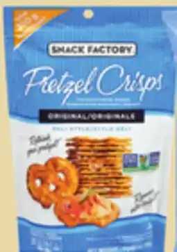 Giant Tiger Snack Factory Pretzel Crisps offer