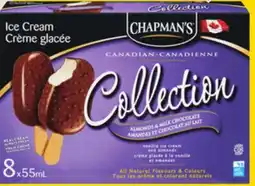 Giant Tiger Chapman's Creamery ice cream or Collection frozen desserts offer