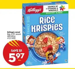 Giant Tiger Kellogg's cereal offer