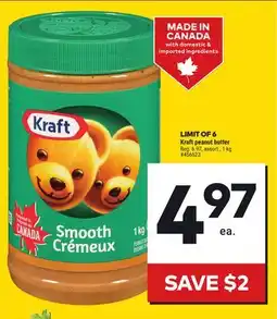 Giant Tiger Kraft Peanut Butter offer