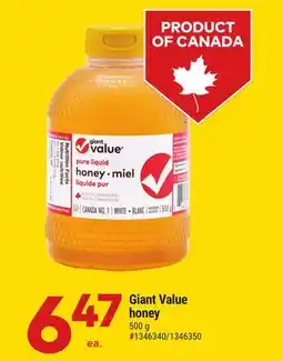 Giant Tiger Giant Value honey offer