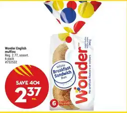 Giant Tiger Wonder English muffins offer