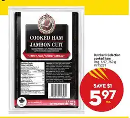 Giant Tiger Butcher's Selection cooked ham offer