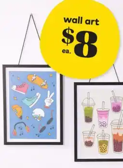 Giant Tiger wall art offer