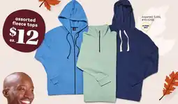 Giant Tiger assorted fleece tops offer