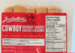 Giant Tiger Leadbetters Cowboy breakfast sausages offer