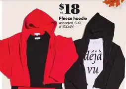 Giant Tiger Fleece hoodie offer