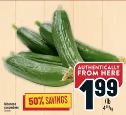 Marché Adonis Lebanese cucumbers offer