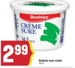 Marché Adonis Beatrice sour cream offer