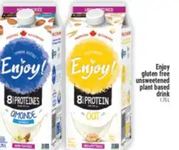 Marché Adonis Enjoy gluten free unsweetened plant based drink offer