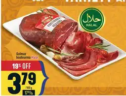 Marché Adonis Solmaz bastourma Halal offer