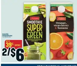 Marché Adonis IRRÉSISTIBLE REFRIGERATED JUICE offer