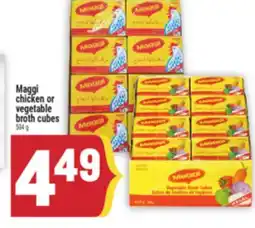 Marché Adonis Maggi chicken or vegetable broth cubes offer