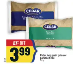 Marché Adonis CEDAR LONG GRAIN PATNA OR PARBOILED RICE offer