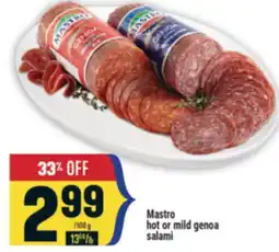 Marché Adonis Mastro Hot or Mild Genoa Salami offer