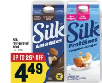 Marché Adonis Silk refrigerated drink offer