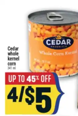 Marché Adonis Cedar whole kernel corn offer