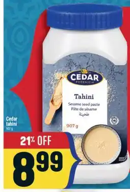 Marché Adonis Cedar tahini offer