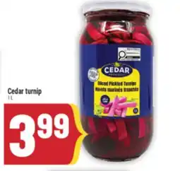 Marché Adonis Cedar turnip offer
