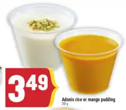 Marché Adonis Adonis rice or mango pudding offer