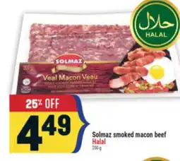 Marché Adonis Solmaz smoked macon beef Halal offer