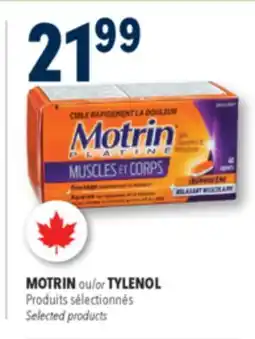 Familiprix Motrin Platinum Muscle & Body ibuprofen + muscle relaxant caplets 40un offer