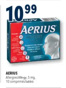 Familiprix AERIUS Allergy, 5mg, 10 tablets offer