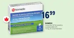 Familiprix BIOMEDIC Loratadine tablets USP, 10mg, 30 tablets offer