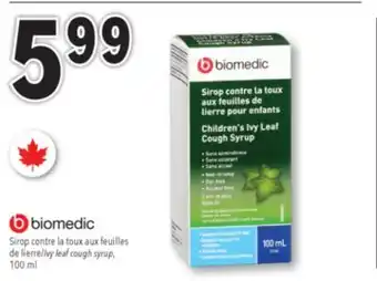 Familiprix biomedic Ivy leaf cough syrup, 100 ml offer