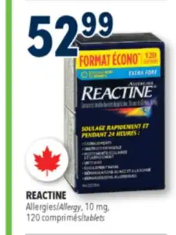 Familiprix REACTINE Allergy offer
