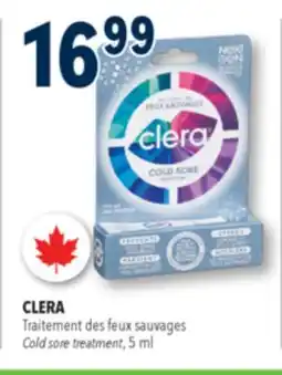 Familiprix Clera cold sore gel treatment 5ml offer