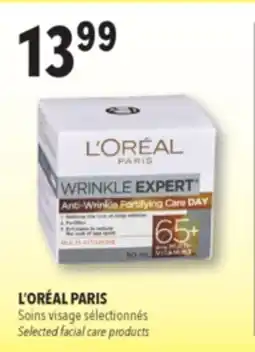 Familiprix L'ORÉAL PARIS Selected facial care products offer
