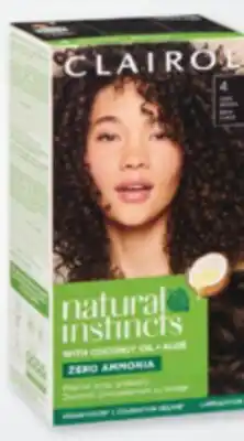 Familiprix Clairol Natural Instincts demi-permanent hair dye #4 Dark Brown offer