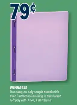 Familiprix WINNABLE, Expandable plastic envelope with velcro closure and 3 holes, 1 unité/unit … offer