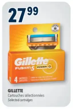 Familiprix GILLETTE, Selected cartridges offer