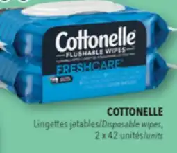 Familiprix Cottonelle Fresh Care flushable wipes 84un offer