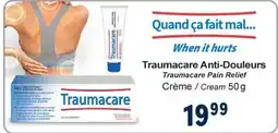 Familiprix Homeocan Traumacare homeopathic preparation for relief of muscle & joint pain offer