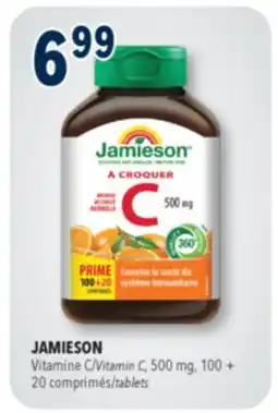 Familiprix JAMIESON Vitamin C, 500mg, 100 + 20 tablets offer