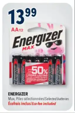 Familiprix Energizer Max AA alkaline battery 12un offer
