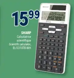Familiprix SHARP Scientific calculator, EL-531XTB-WH offer