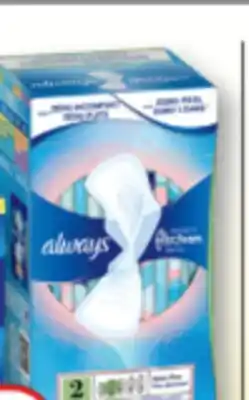 Familiprix Always Infinity Flexfoam pads S2 heavy flow 32un offer