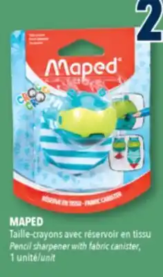 Familiprix MAPED Pencil sharpener with fabric canister, 1unit offer