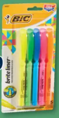 Familiprix BIC Brite Liner, Surligneurs Highlighters offer