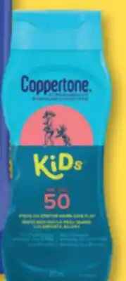 Familiprix Coppertone Kids SPF50 sunscreen lotion offer
