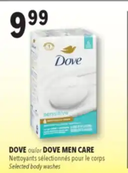 Familiprix DOVE or DOVE MEN CARE, Selected body washes offer