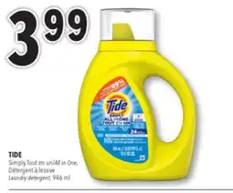 Familiprix TIDE Simply All in One, Laundry detergent, 946ml offer